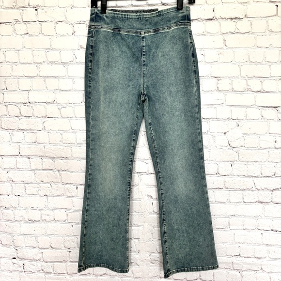 WE THE FREE In My Feelings Mid Rise Pull On Cropped Boot Jeans--S - Picture 9 of 14